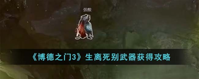 《博德之门3》生离死别武器获得攻略