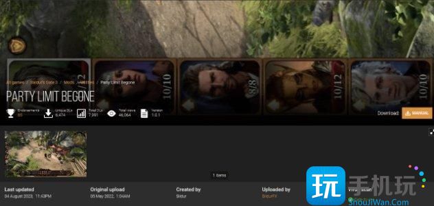 《博德之门3》全队友mod推荐队伍上限解除mod介绍