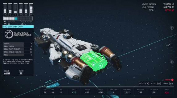 《星空》飞船改造方法