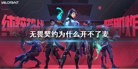 《无畏契约》开不了麦解决方法