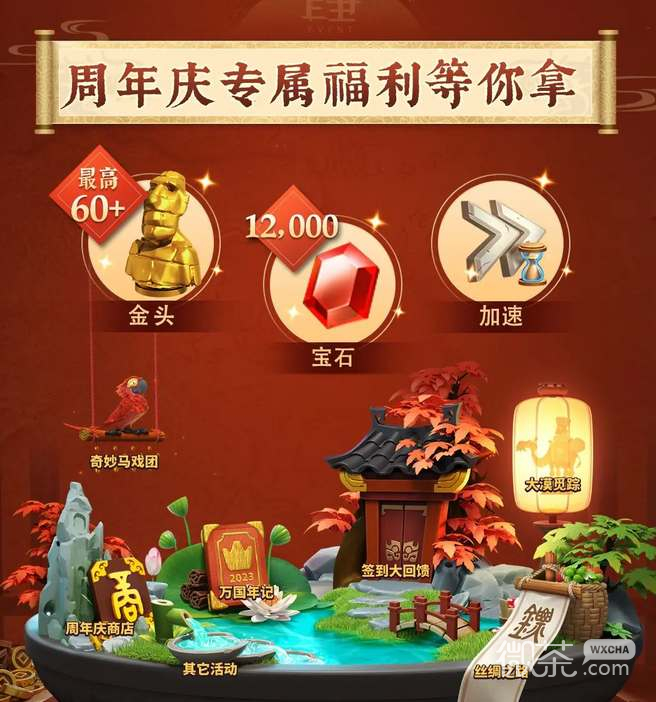 万国觉醒周年活动福利详情2023
