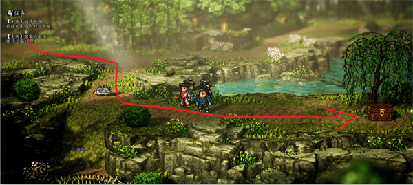 《逸剑风云决》素节林宝箱位置介绍