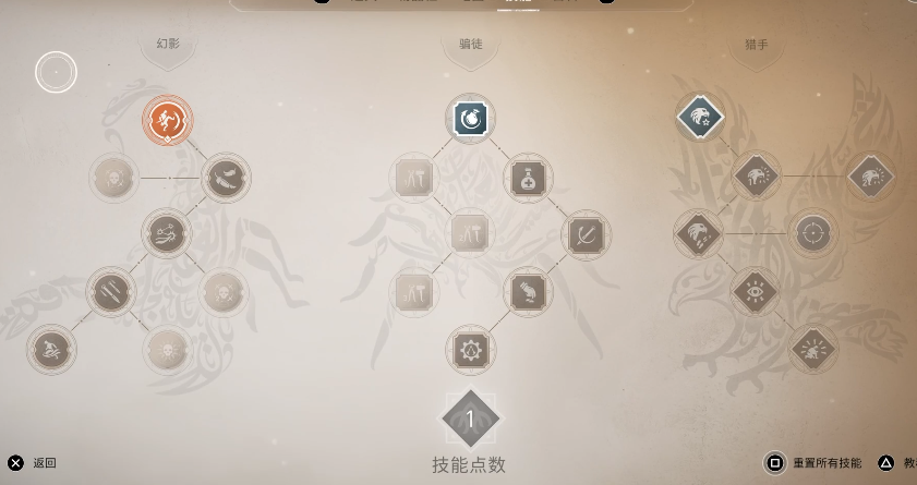 《刺客信条幻景》技能学习攻略