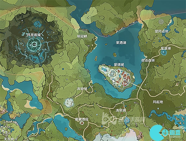 原神大地图全貌一览