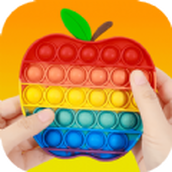 解压手指泡泡屏幕游戏