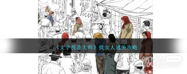 文字找茬大师找女人通关攻略分享