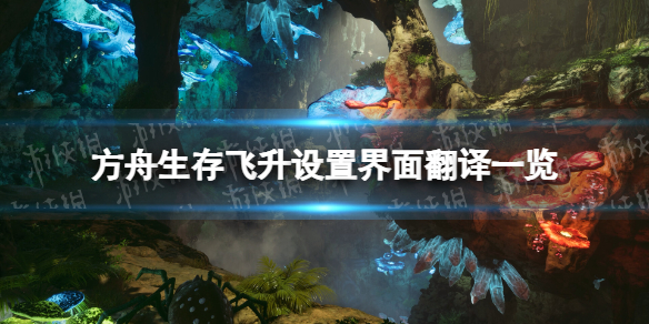 《方舟生存飞升》设置界面翻译一览 设置界面全选项中文翻译