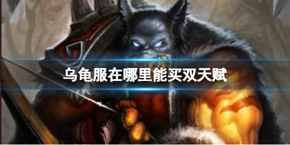 《魔兽世界》乌龟服买双天赋位置