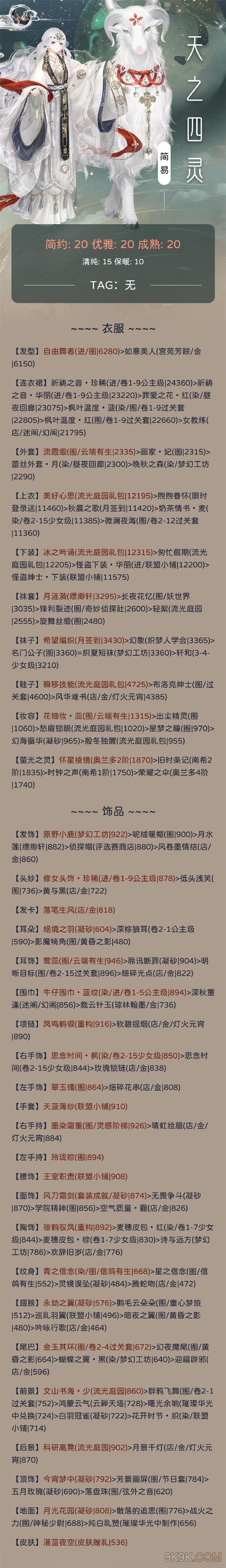 奇迹暖暖满天繁星攻略大全
