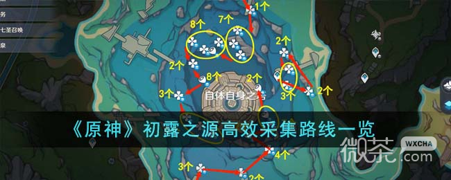 原神初露之源高效采集路线详情