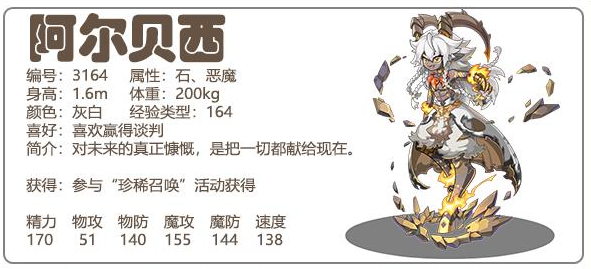 洛克王国阿尔贝西技能是什么