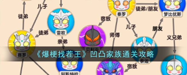 《爆梗找茬王》凹凸家族通关攻略