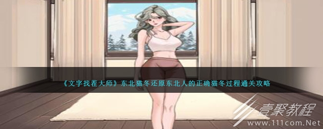 文字找茬大师东北猫冬还原东北人的正确猫冬过程怎么过