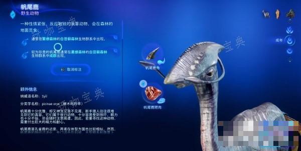 《阿凡达潘多拉边境》帆尾鹿肥肉位置及获取方法 帆尾鹿在哪？