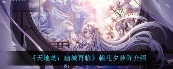天地劫幽城再临朝花夕梦阵怎么样