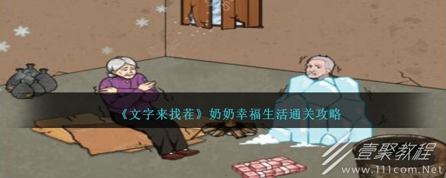 文字来找茬奶奶幸福生活通关攻略