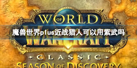 《魔兽世界》plus近战猎人使用紫武介绍