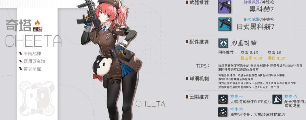 《少女前线2追放》奇塔值得培养吗？