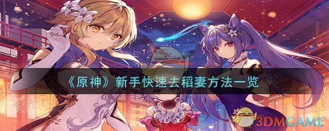 《原神》新手快速去稻妻方法一览