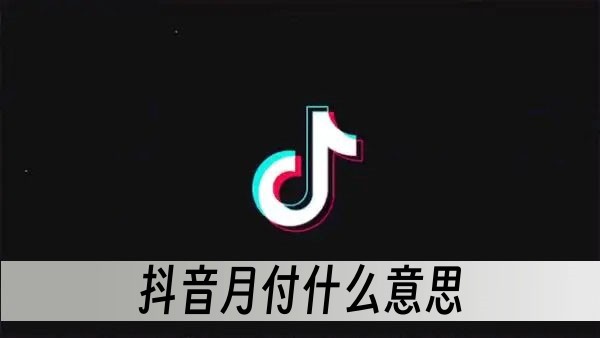 抖音月付什么意思