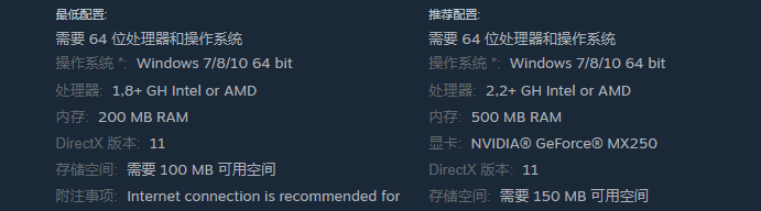 《晕车冒险》配置要求介绍