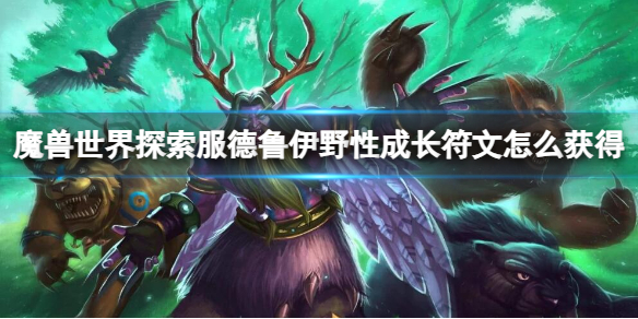 《魔兽世界》探索服德鲁伊野性成长符文获取方法