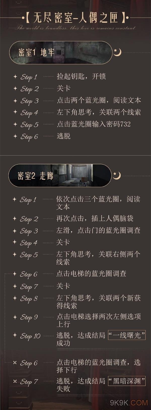 世界之外无尽密室攻略大全