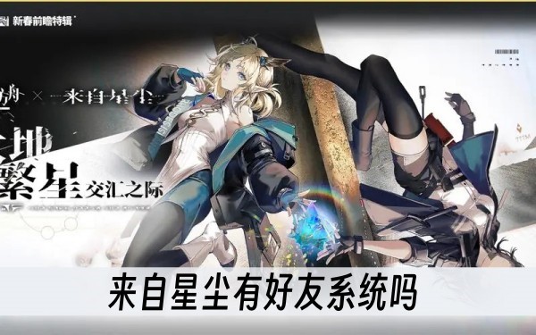 来自星尘有好友系统吗