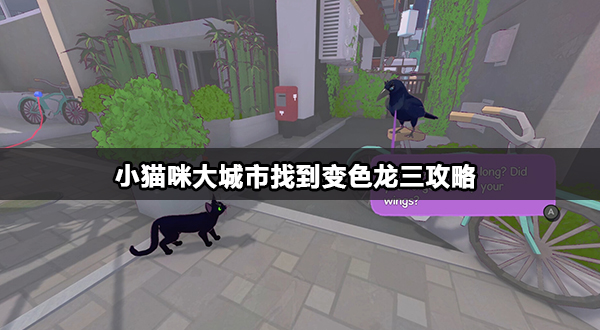 小猫咪大城市找到变色龙三攻略