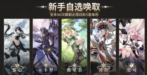 鸣潮新手自选五星角色怎么选一览