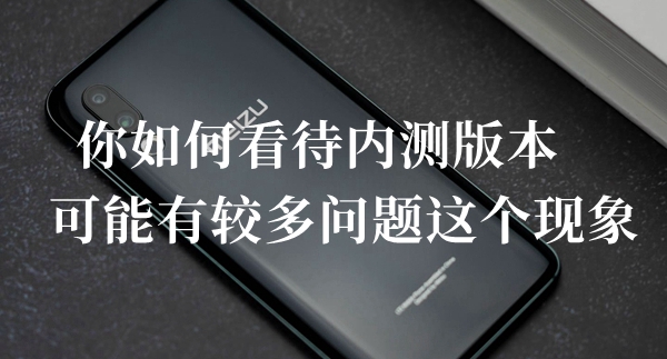 你如何看待内测版本可能有较多问题这个现象答题答案分享