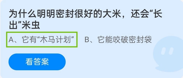 为什么明明密封很好的大米