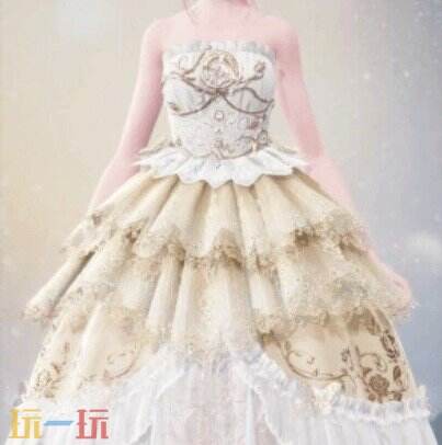 无限暖暖奇迹套装：心愿金蔷薇
