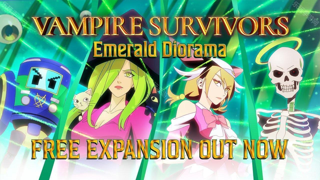吸血鬼幸存者新推出与SaGa Emerald Beyond合作资料片Emerald Diorama