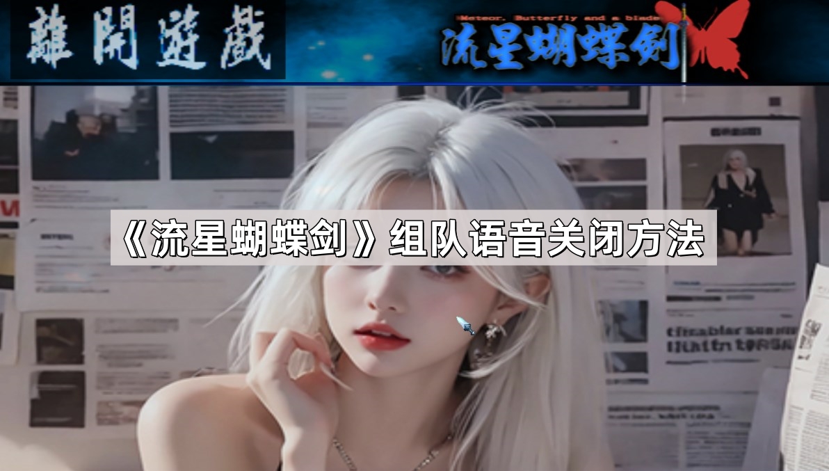流星蝴蝶剑组队语音关闭方法