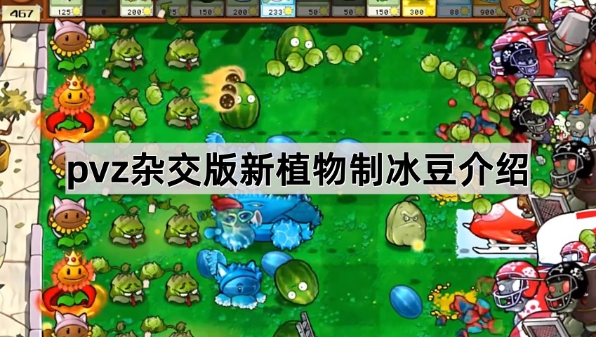 植物大战僵尸杂交版新植物制冰豆介绍