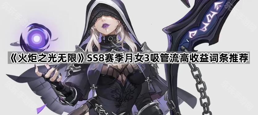 火炬之光无限SS8赛季月女3吸管流高收益词条推荐