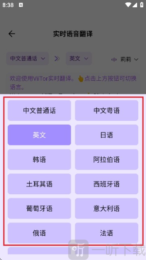 viitor实时翻译