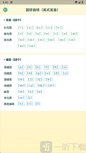 能量单词