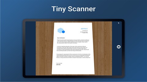 Tiny Scanner电子文档扫描中文免费版