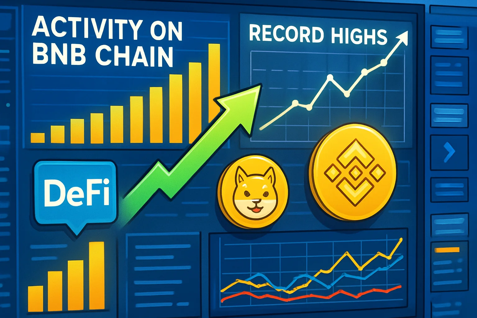 BNB Chain惊人数据：交易量飙升243%！日活跃用户贴近200万