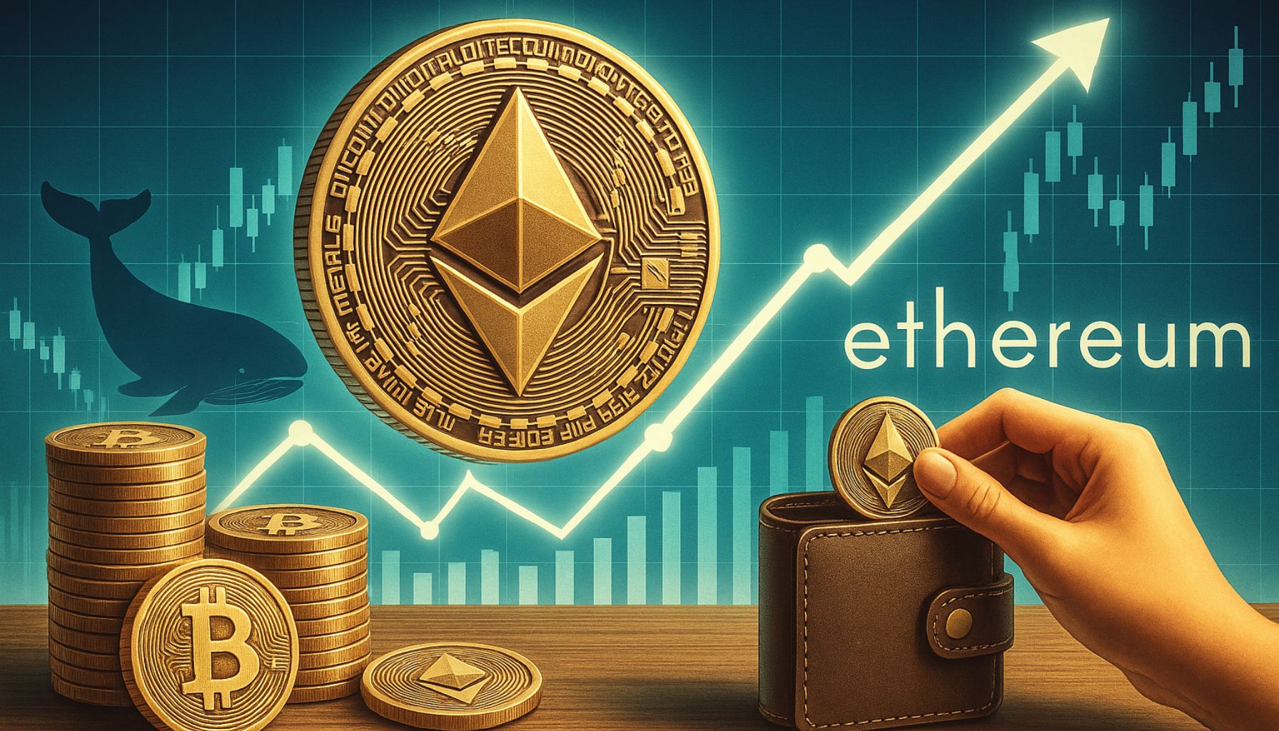 以太坊巨鲸大举买入：一个月内豪掷4.22亿美元购入ETH