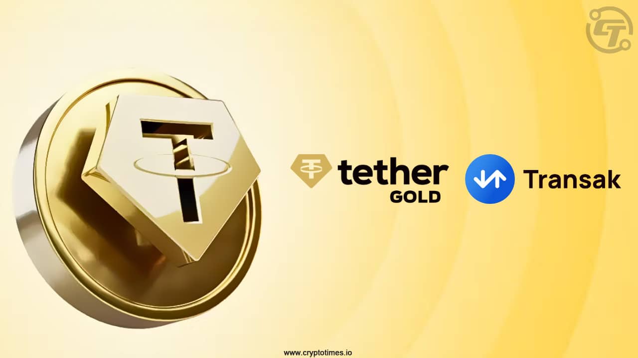 Transak上线黄金稳定币Tether Gold (XAU₮)
