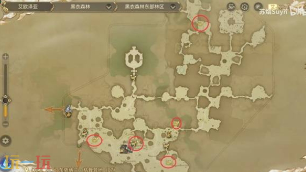 最终幻想14水晶世界黑衣森林神奇的小松鼠在哪 小松鼠位置一览