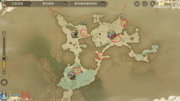 最终幻想14水晶世界黑衣森林神奇的小松鼠在哪 小松鼠位置一览