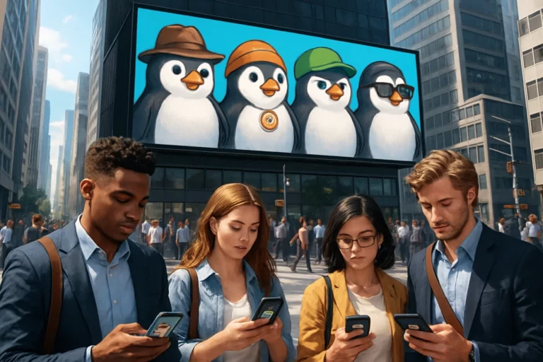 胖企鹅Pudgy Penguins洗版加密朋友圈：一场币圈精英文化胜利