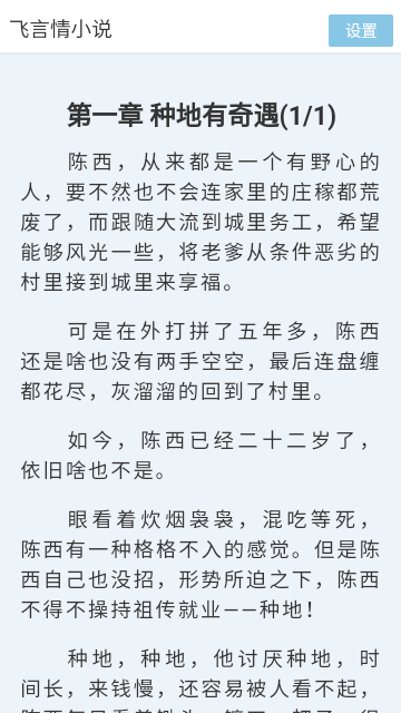 飞言情小说 2