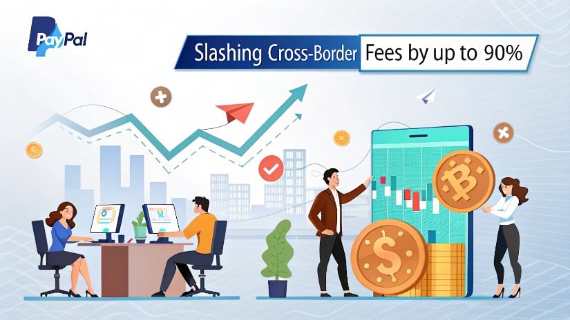 PayPal为美国商户推出加密货币支付服务，跨境交易费用最高可降低90%