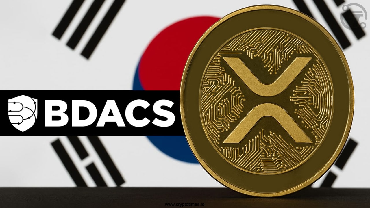 BDACS在韩国推出受监管的XRP托管服务