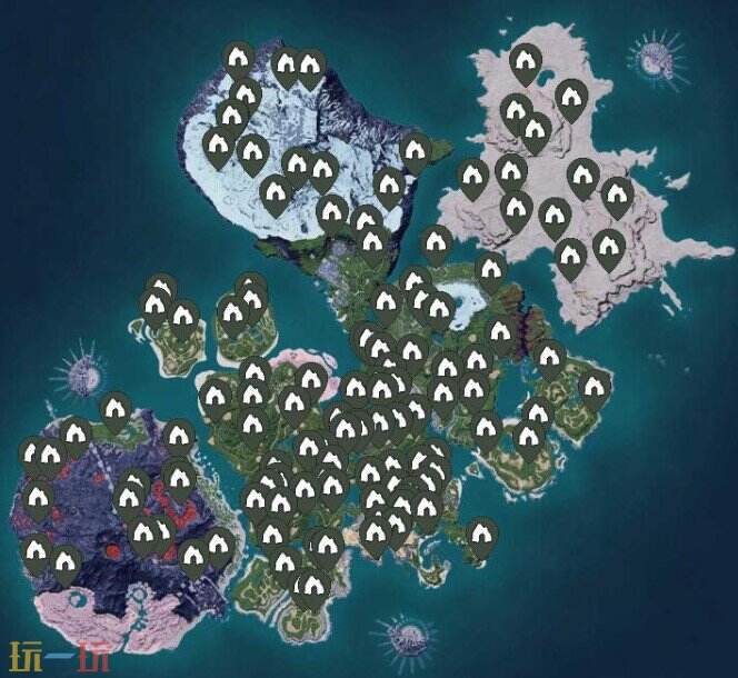 幻兽帕鲁全地下城位置 全地下城位置介绍一览